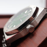 Audemars Piguet Style Royal Oak Watch – Men's Steel & Green Tapisserie Dial Watch