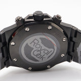 Audemars Piguet Style Royal Oak Chronograph Watch – Men's All-Black Dial Watch