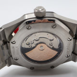 Audemars Piguet Style Royal Oak Diamond-Set Bezel Watch – Men's Steel & Blue Dial Watch