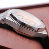 Audemars Piguet Style Royal Oak Skeleton Watch – Men's Steel & Openworked Gold Dial Watch