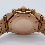 Audemars Piguet Style Royal Oak Chronograph Watch – Men's Rose Gold & Brown Dial Watch