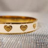 Tiffany & Co. gold minimalist Forever Love bangle