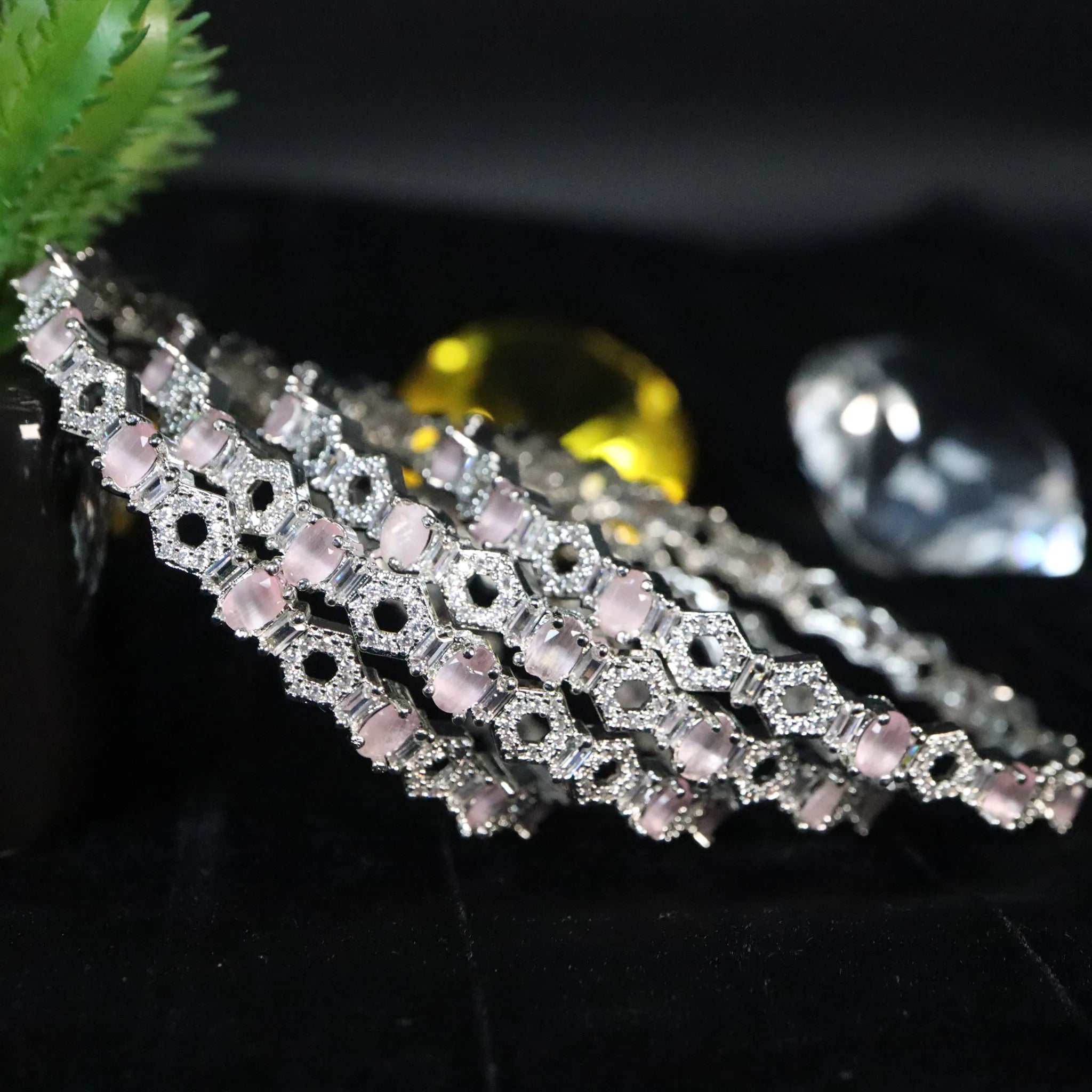 bangles with unique stones