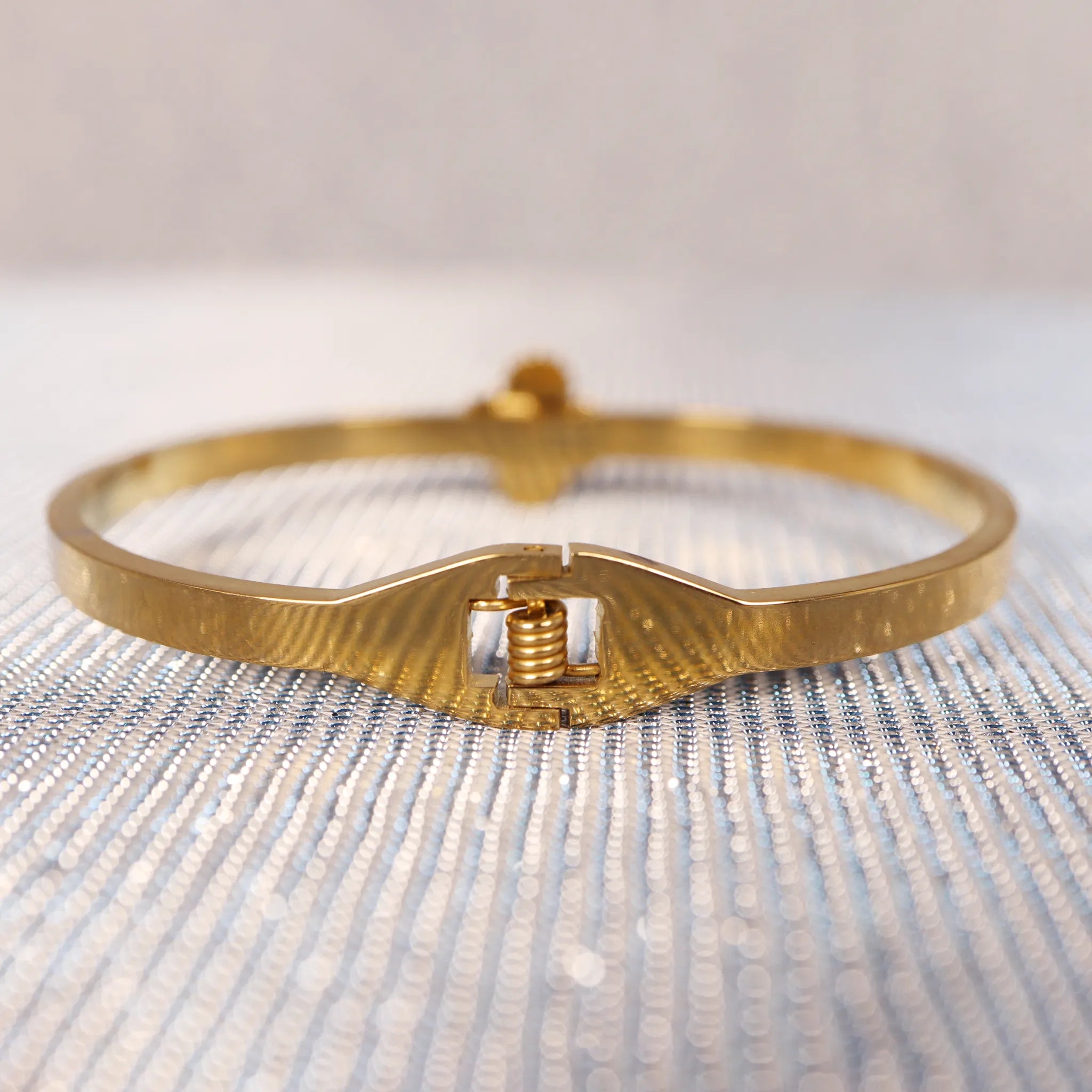 beautiful gold ring with black stone