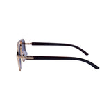 cartier silver geometric aviator mens sunglasses 3