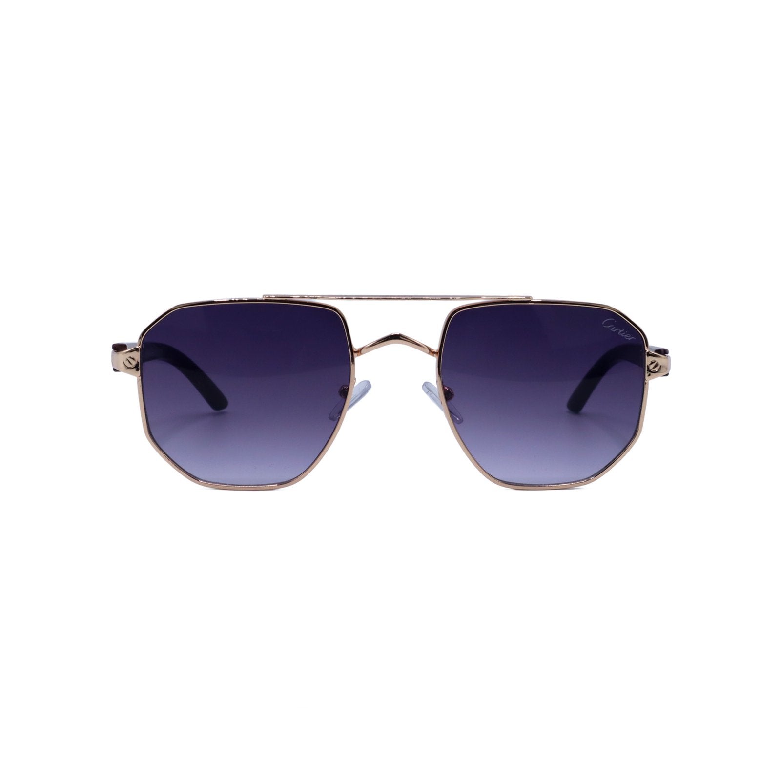 cartier silver geometric aviator mens sunglasses 4