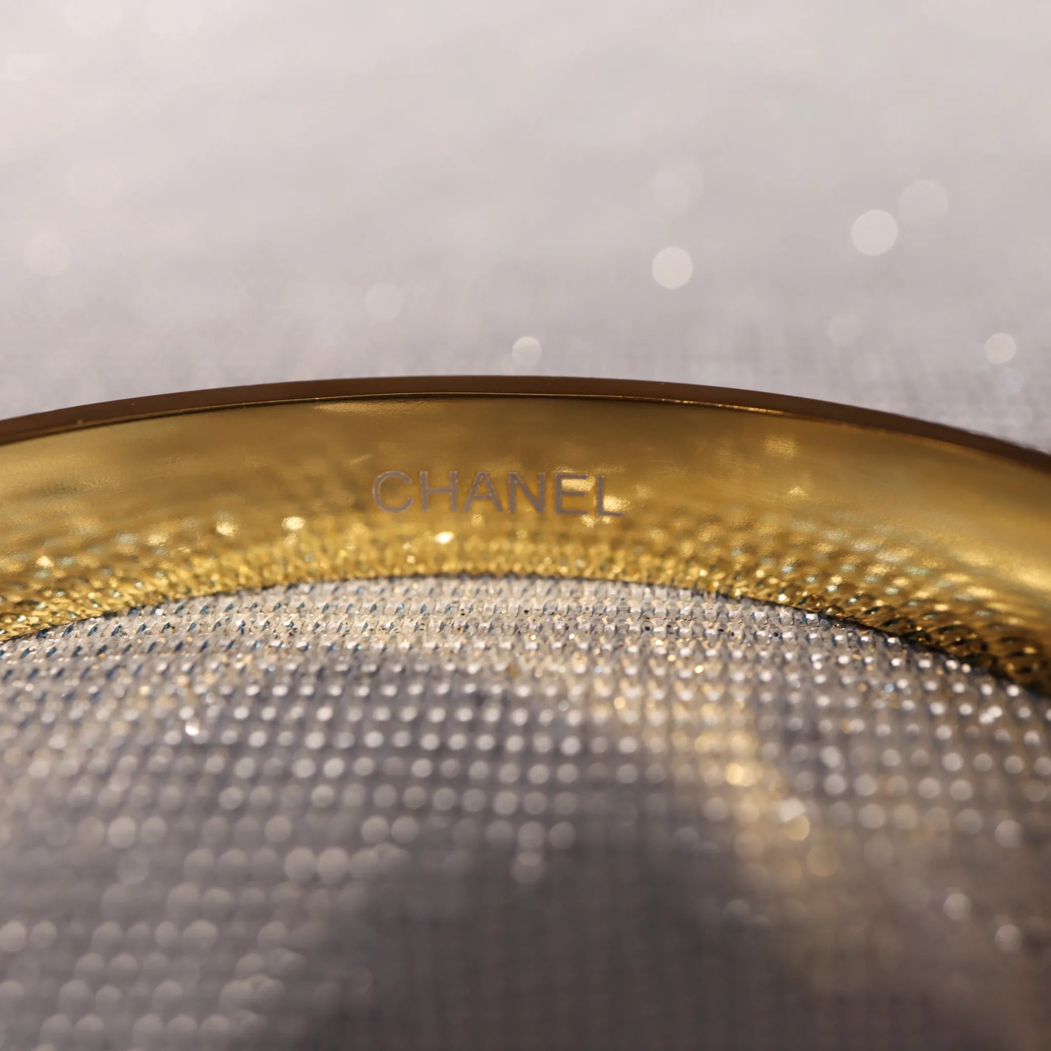 channel no. 5 crystal gold bangle for sale