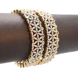 latest stones embelished bangles for sale