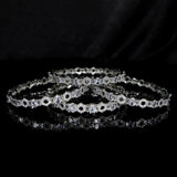 luxury silver affordable bangles for sale