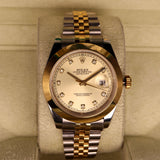 rolex datejust champagne dial 3