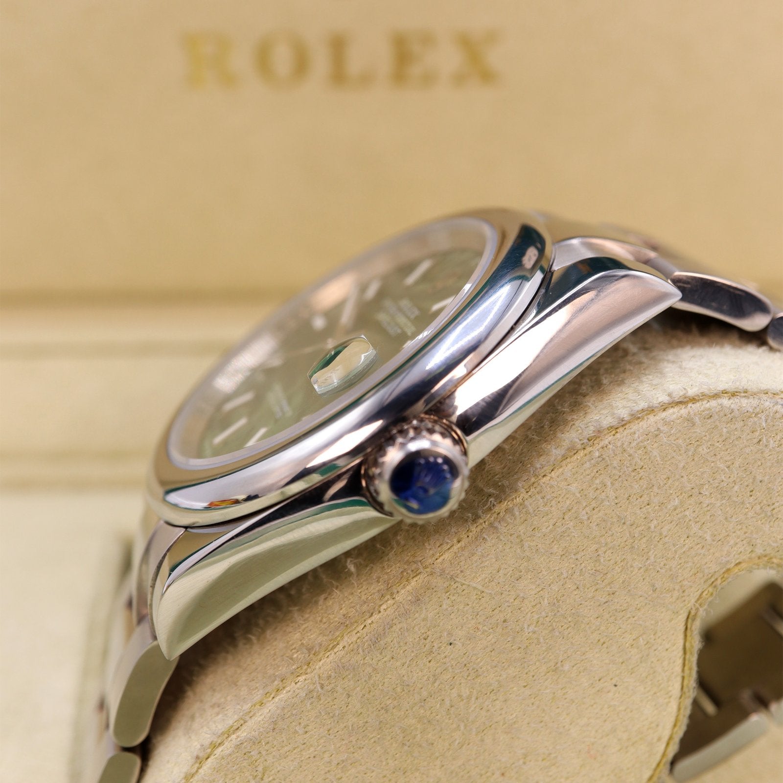 rolex datejust green palm motif 3
