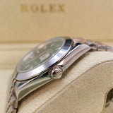 rolex oyster perpetual datejust green dial 5