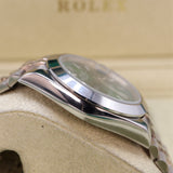 rolex oyster perpetual datejust green dial 6