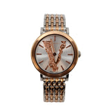 versace v signature rose gold women watch 1