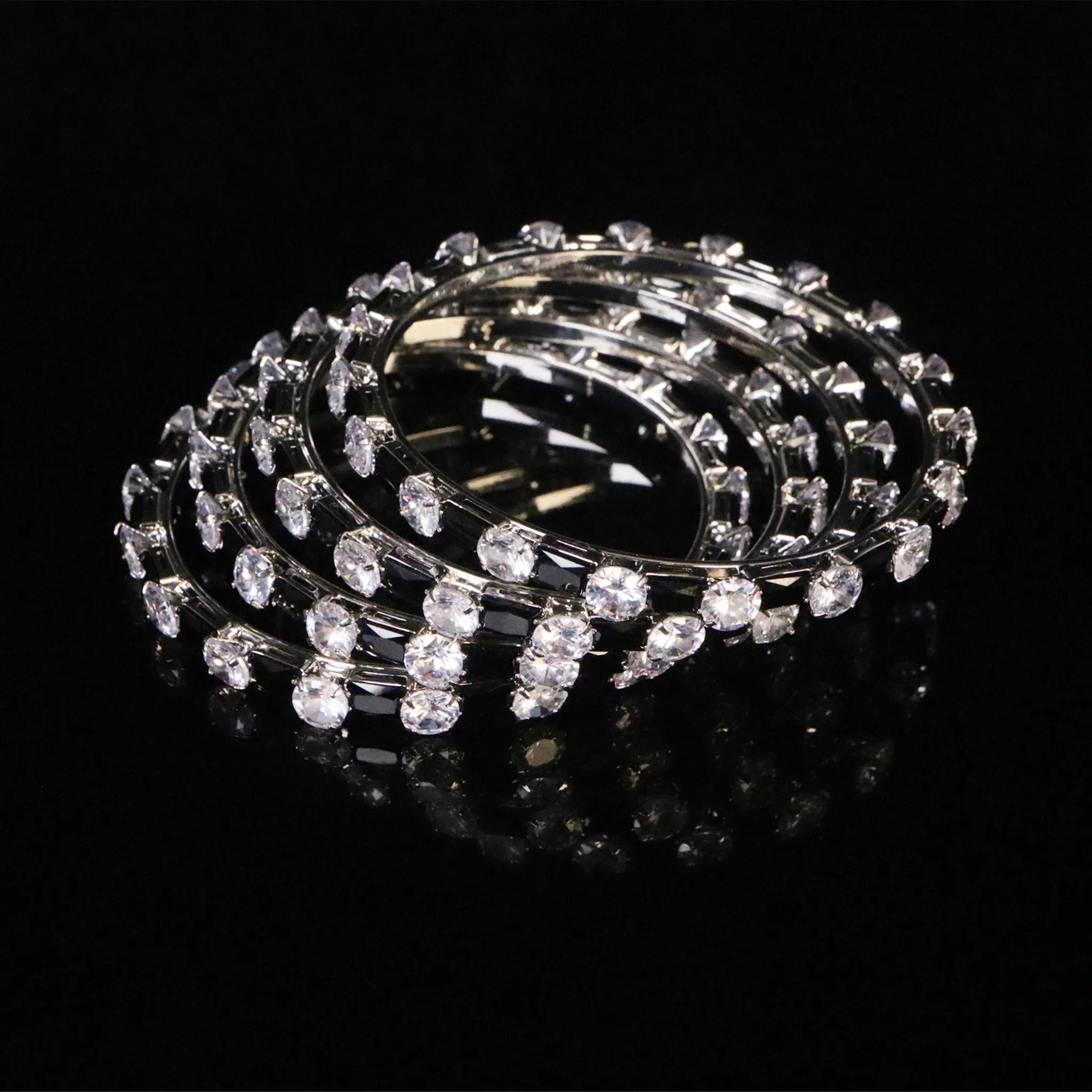 white stones bangles in low price