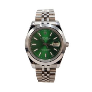 rolex oyster perpetual datejust green dial 2