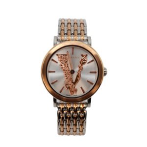 versace v signature rose gold women watch 1