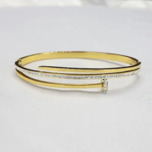 Golden Zircon Studded Bracelet
