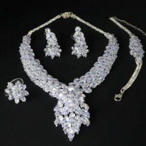 Luxury Crystal Statement Jewelry Set