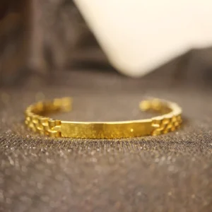 Minimalist Gold Cuff Bracelet