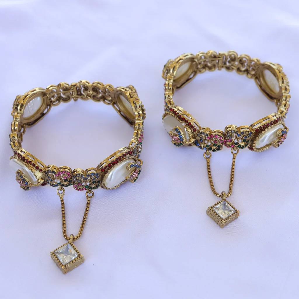 Regal Gold-Plated Bangles