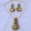 Golden Glow Pearl Necklace Set
